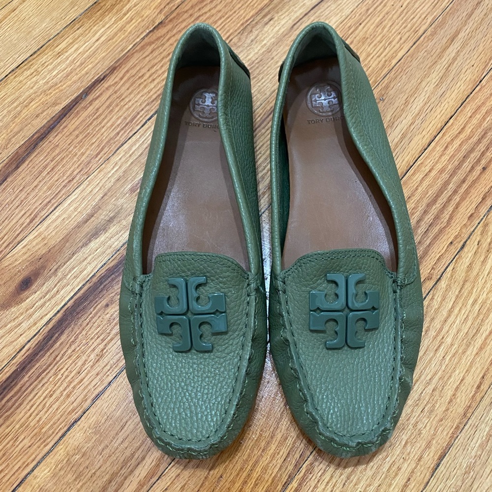 Green Tory Burch Loafers